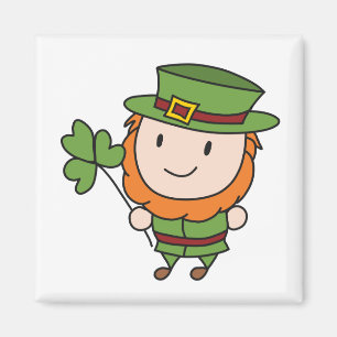 St Patricks Day Leprechaun Magnet