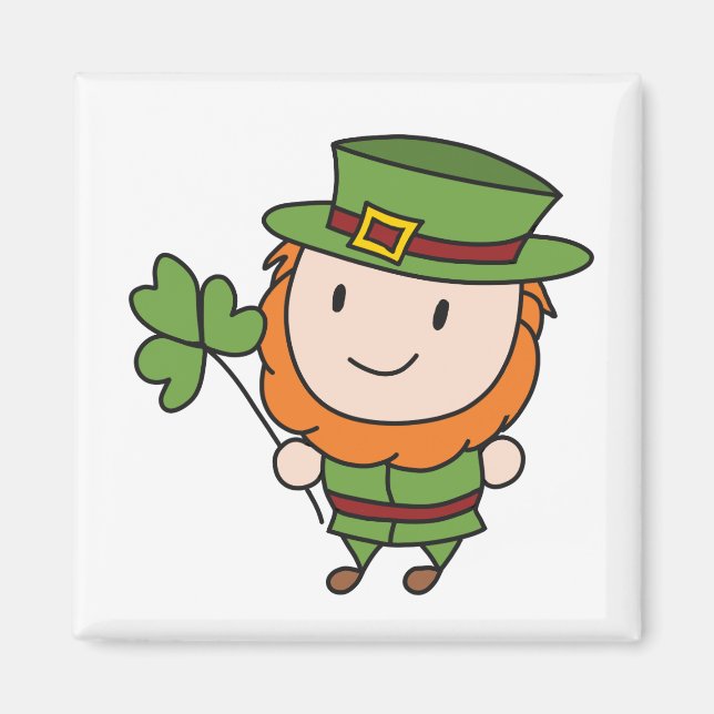 St patrick's day Leprechaun Magnet (Framsidan)