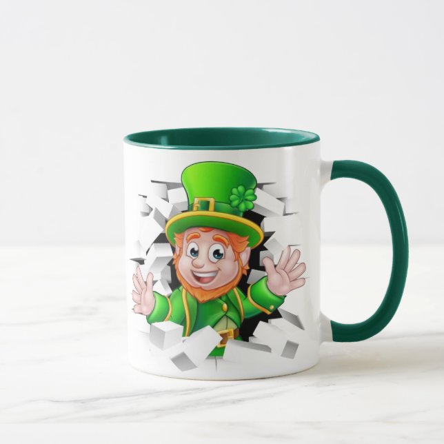 St. Patrick's Day leprechaun mugg (Höger)
