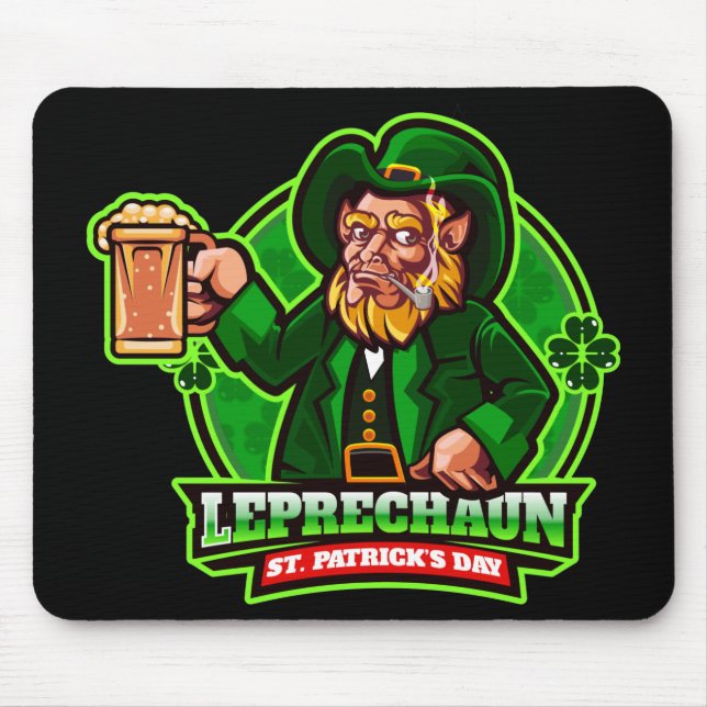 St. Patrick's Day Leprechaun Musmatta (Framsidan)