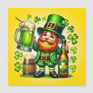 St. Patrick's Day Leprechaun Öl Design-65218