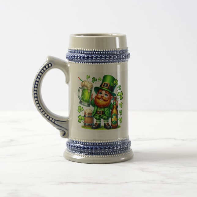 St. Patrick's Day Leprechaun Öljust Design-65218 Sejdel (Vänster)