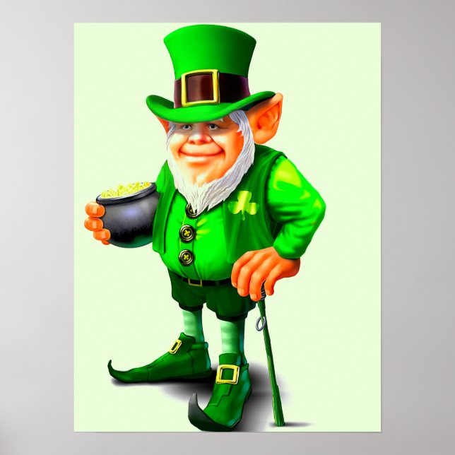 ST. PATRICK'S DAY LEPRECHAUN   POSTER (Framsidan)