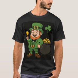 St. Patricks Day Leprechaun & Pot of Gold T-Shirt
