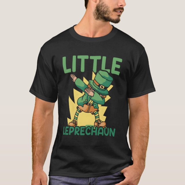 St patricks day Leprechaun Shamrock Paddys Day T Shirt (Framsida)