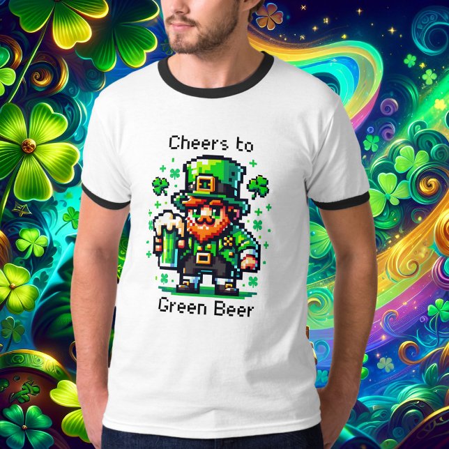 St patrick's day Leprechaun | Skörd till Grönt öl T Shirt (Skapare uppladdad)