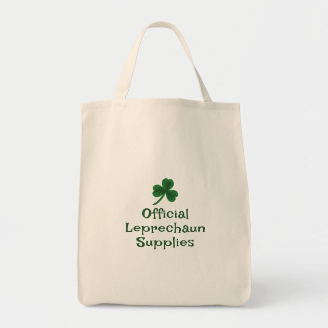 St. Patrick's Day, Leprechaun Supplies Tygkasse (Framsidan)