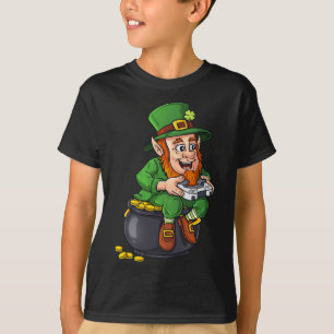 St patricks day Leprechaun Video Game Controller B T Shirt