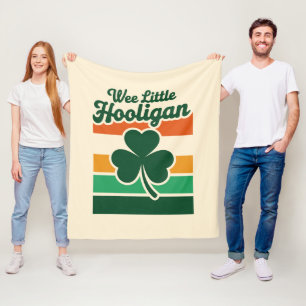 St Patricks Day Liten Stygging Rolig Fleecefilt