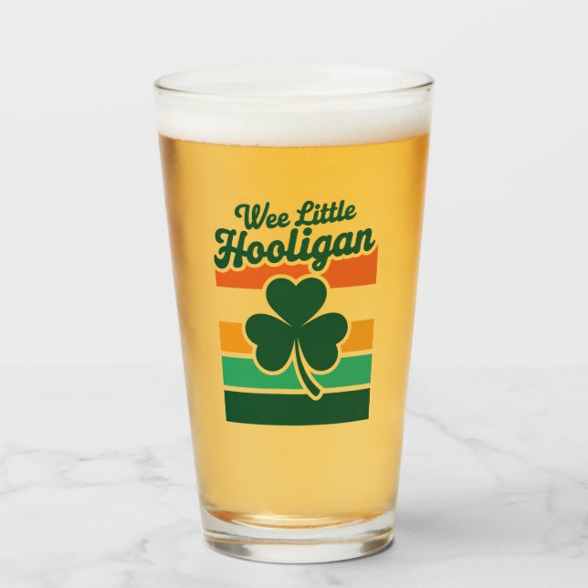 St Patricks Day Liten Stygging Rolig  Glaskopp (Framsida fylld)