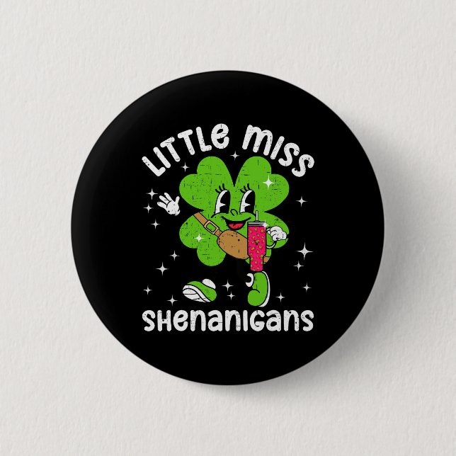 St Patricks Day Little Miss Shenanigans Shamrock G Knapp (Framsida)