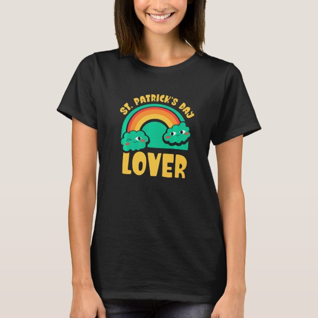 St Patrick's Day Lover Irish Ireland St. Patricks  T Shirt (Framsida)