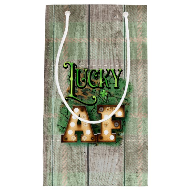 St. Patrick's Day Lucky AF Irish Marquee Ljus (Framsidan)