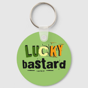 St. Patrick's Day Lucky Bastard KeyChain Nyckelring