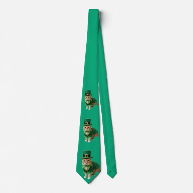 St Patrick's Day Lucky Cat Green  Slips (Framsida)