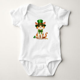 St. Patrick's Day Lucky Cat T Shirt