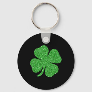 St. Patrick's Day Lucky Charm Grönt Irish Klöver S Nyckelring
