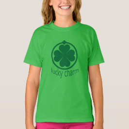 St. Patricks Day Lucky Charm Klöver Girls Tröja
