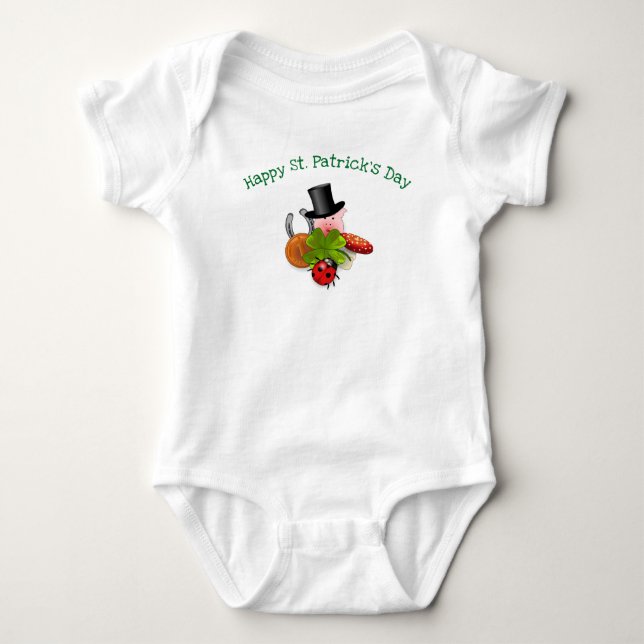 St patrick's day Lucky Charms T Shirt (Framsida)