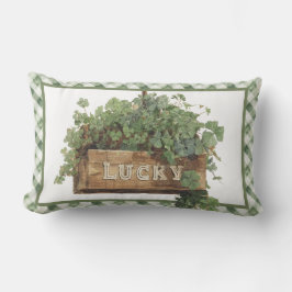  St Patrick's Day Lucky Clover Lumbarkudde