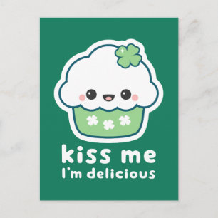 St patrick's day Lucky Cupkaka Vykort