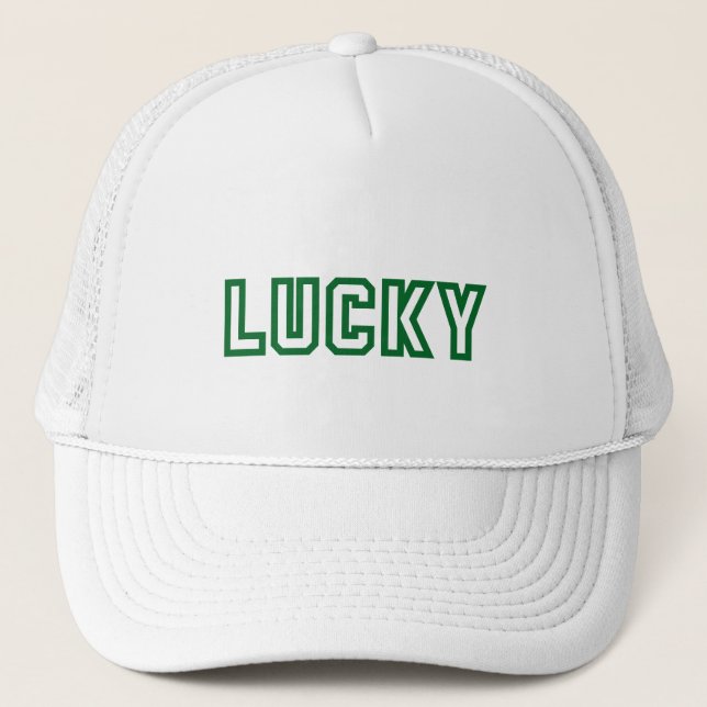 St. Patrick's day, Lucky Fold Font Truckerkeps (Framsida)