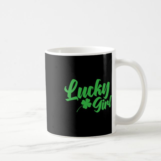 St. Patrick's Day Lucky Girl Kaffemugg (Höger)