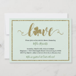 St. Patrick's Day Lucky i Kärlek Möhippa Inbjudningar