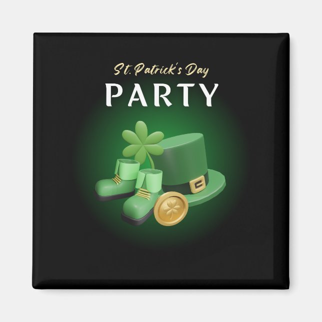 St. Patricks Day Lucky Irish - Funny Lucky Irish Magnet (Framsidan)