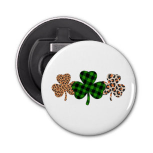 St patricks day Lucky Irish Grönt Play Shamrock Flasköppnare
