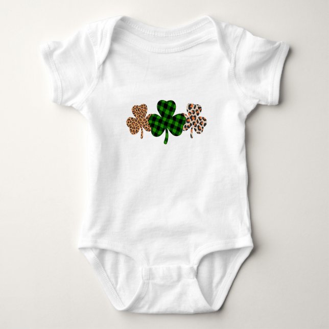 St patricks day Lucky Irish Grönt Play Shamrock T Shirt (Framsida)