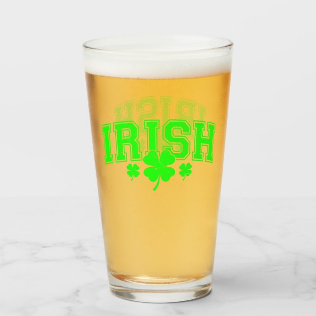 St patrick's day Lucky Irish snyggt Glaskopp (Framsida fylld)