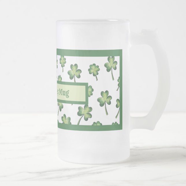 St. Patrick's Day Lucky Mugg Frosted Beer Stein (Höger)
