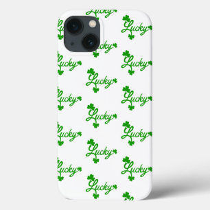 St., Patricks Day Lucky Shamrock Grönt Klöver L