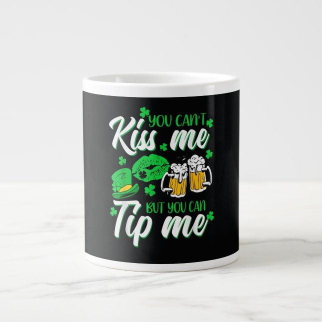 St Patricks Day Lucky Shamrock  Jumbo Mugg (Framsidan)