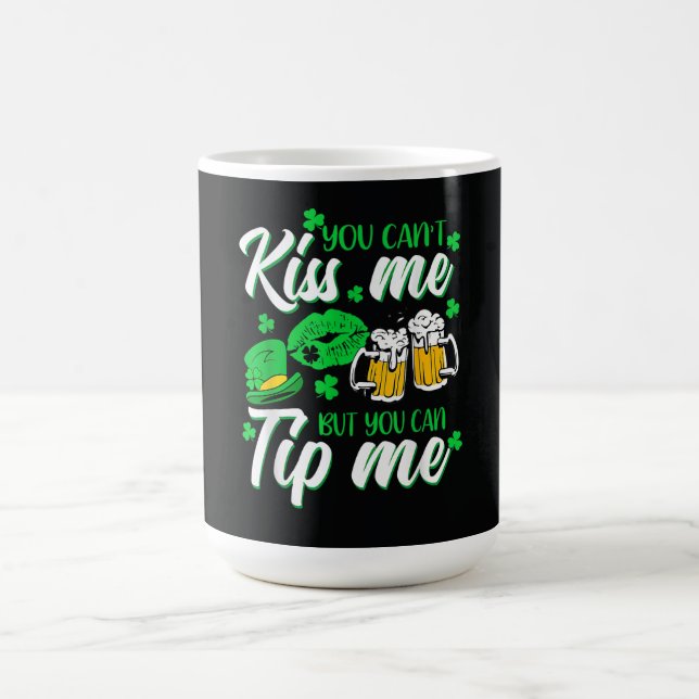 St Patrick's Day Lucky Shamrock  Kaffemugg (Center)