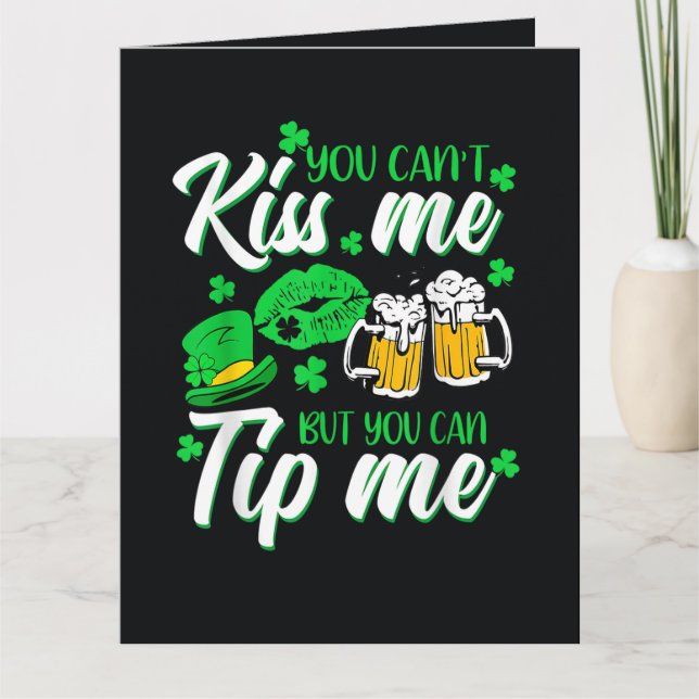 St Patricks Day Lucky Shamrock  Kort (Framsida)