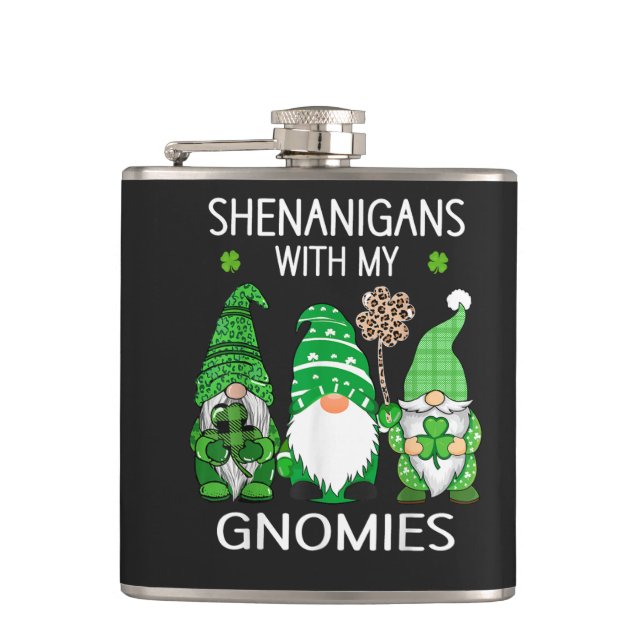 St Patricks Day Lucky Shamrock Leopard Tomtar  Fickplunta (Framsidan)