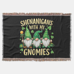 St Patrick's Day Lucky Shamrock Tomte  Filt