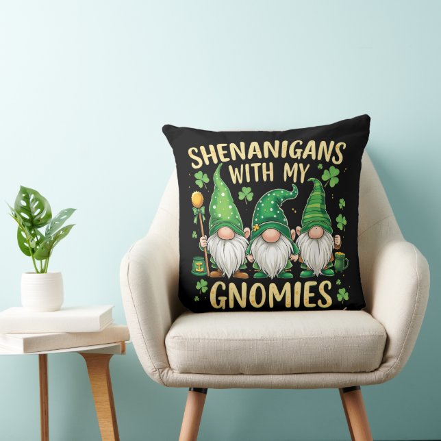 St Patrick's Day Lucky Shamrock Tomte  Kudde (Stol)