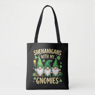 St Patricks Day Lucky Shamrock Tomte Tygkasse