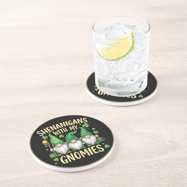 St Patrick's Day Lucky Shamrock Tomte  Underlägg (Sidan)