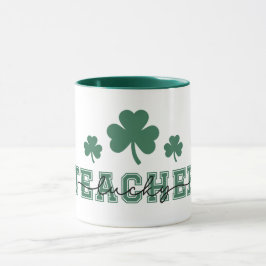St. Patricks Day Lucky Teacher Mugg