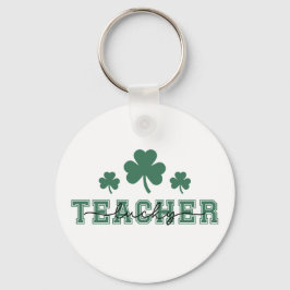 St. Patricks Day Lucky Teacher Nyckelring