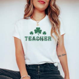 St. Patricks Day Lucky Teacher T Shirt
