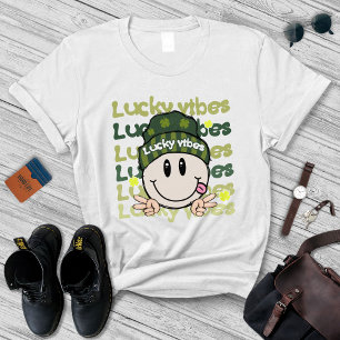 St patricks day, Lucky Vibes T Shirt
