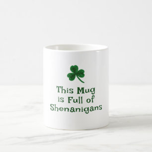 St. Patrick's Day, Lunt Text Shenanigans och Kaffemugg