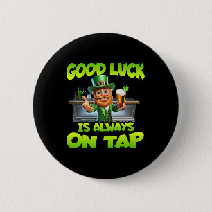 St patricks day Lycka till är alltid på plats Knapp