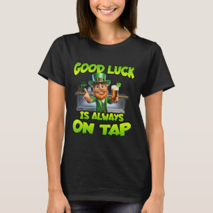 St patricks day Lycka till är alltid på plats T Shirt