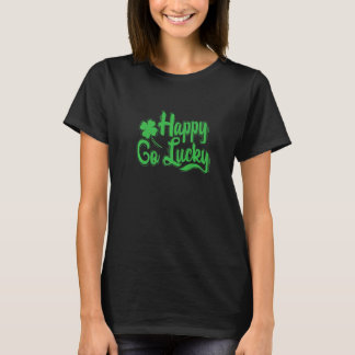 St. Patricks Day Lycklig Go Lucky Premium T Shirt